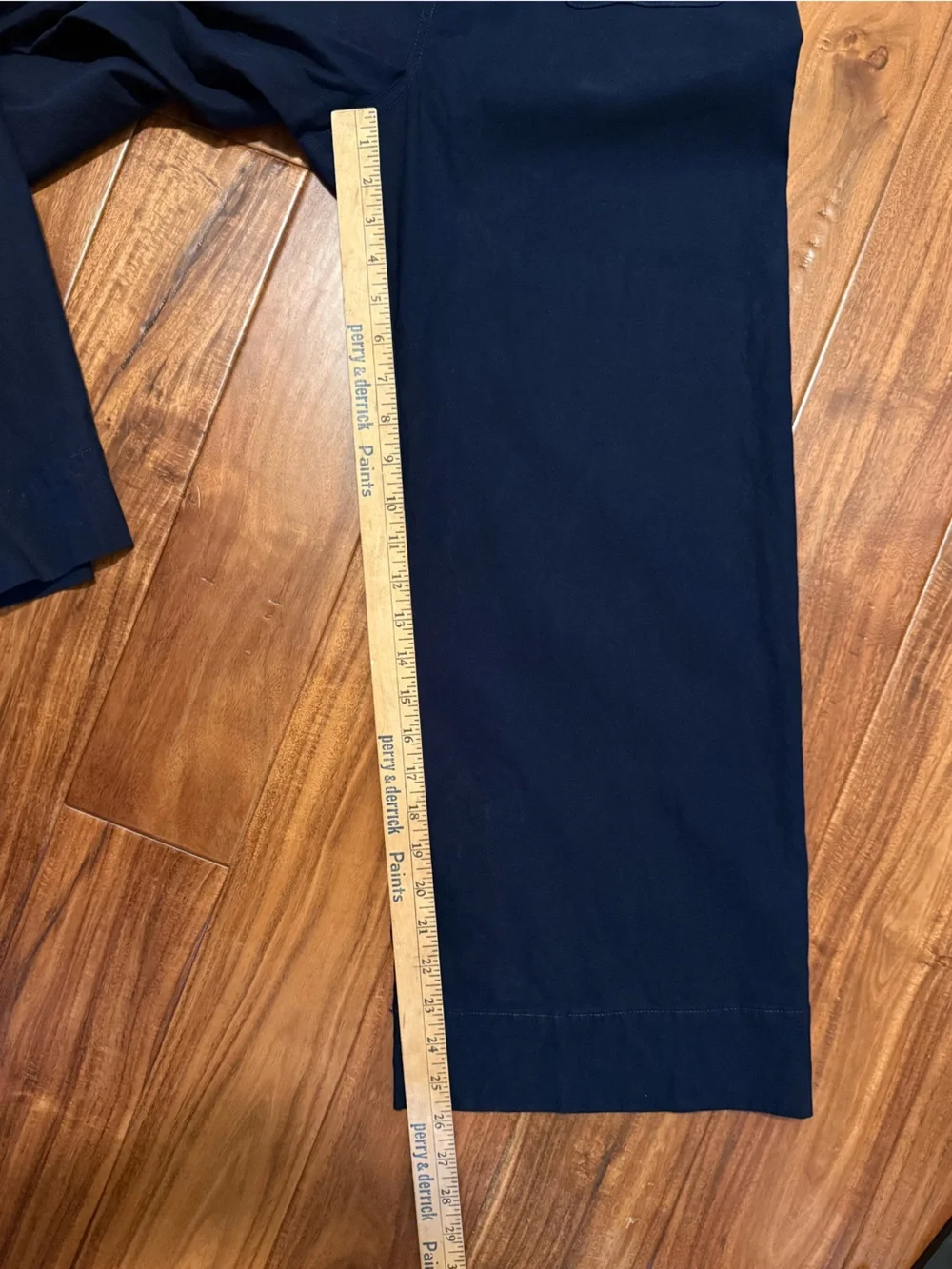 Anthropologie Maeve Colette Pant Wide-Leg Cropped in Ink sz 30 - Picture 10 of 13